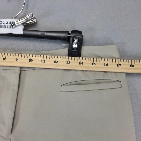 Chico's Flat Front Khaki Chino Ankle Pants Size 1.5= Women's M 10 Stretch 32x26 - Picture 3 of 10